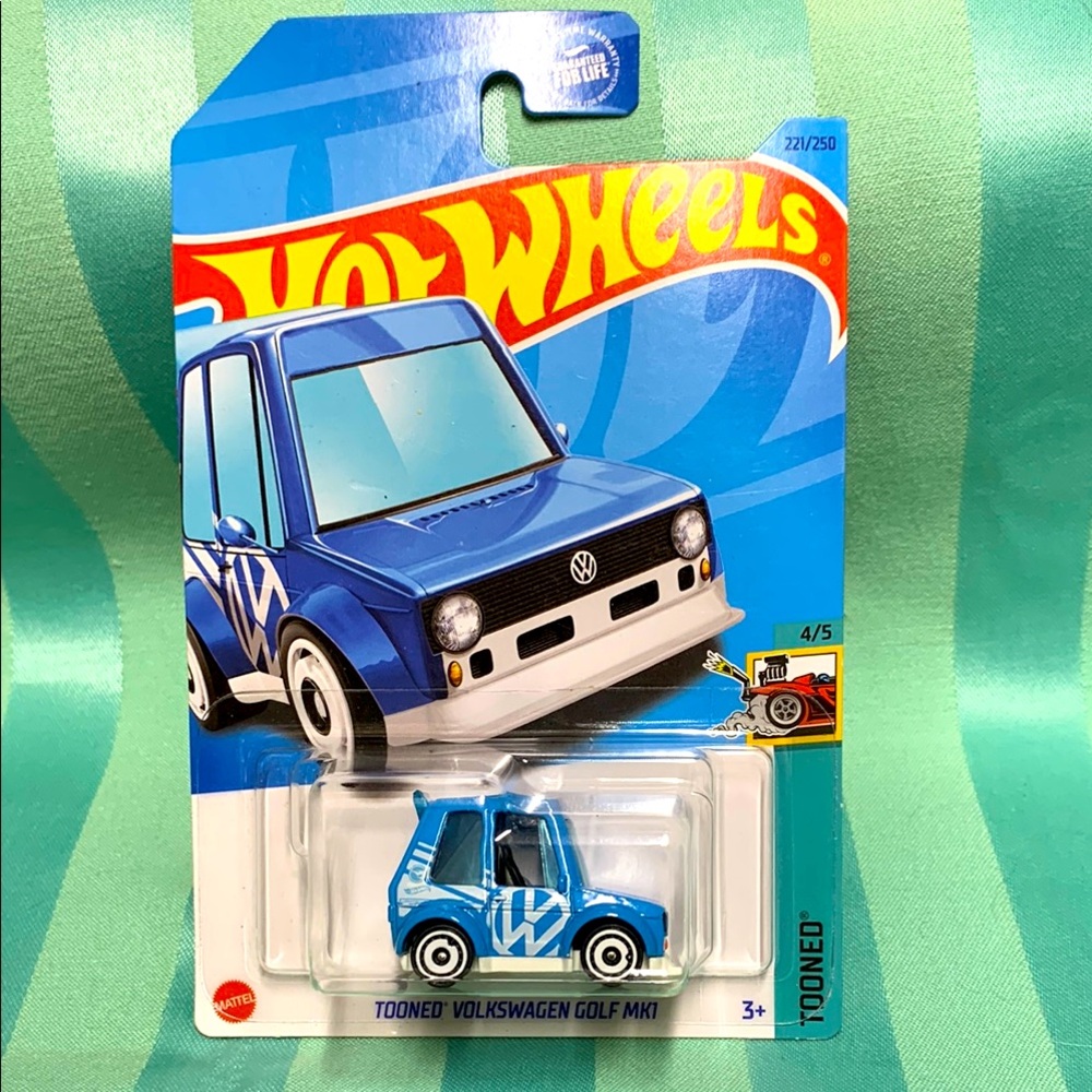 Tooned Volkswagen Golf MK1 Hot Wheels Toy Car